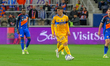 Tigres midfielder, Juan Brunetta, appears during the Concacaf Champions Cup Round One, Fir...