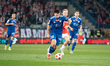 Kamil Antonik plays during the match between Wisla Krakow and Miedz Legnica in Krakow, Pol...