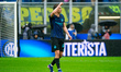 Francesco Pio Esposito celebrates a goal for FC Internazionale during the Italian Serie A...