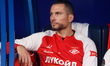 Anton Zabolotny of Spartak Moscow looks on during the Russian Premier League match between...