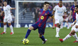 Pablo Gavi of FC Barcelona controls the ball during the La Liga EA Sports 2025/26 match be...