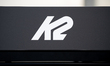 The K2 brand logo is displayed at the Sport Expo in Krakow, Poland, on March 15, 2026. K2...