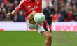 Morgan Gibbs-White of Nottingham Forest keeps the ball in play during the Premier League m...