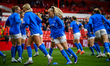 Birta Georgsdottir of Iceland warms up during the 2027 FIFA Women's World Cup Qualifier ma...