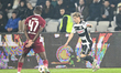 Alin Marian Chintes plays during the Romania Superliga playoff match between Universitatea...
