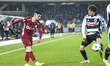 Meriton Korenica and Omar Sayed Mohamed Mahmoud El Sawy play during the Romania Superliga...