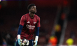 Khari Ranson warms up at Emirates Stadium in London, United Kingdom, on March 17, 2026, be...