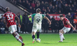 Louis Appere of Cambridge United in defensive action during the Sky Bet League 2 match bet...