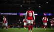 Eberechi Eze celebrates a 1-0 goal at Emirates Stadium in London, United Kingdom, on March...