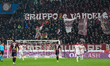 Supporters of AC Reggiana 1919 attend the match between AC Reggiana 1919 and AC Monza in S...