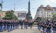 Students from the Teulie Military School attend celebrations for the 178th anniversary of...