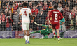 Galatasaray goalkeeper Ugurcan Cakir saves a penalty from Mohamed Salah of Liverpool durin...