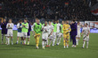 Fiorentina players applaud the fans following the match between US Cremonese and ACF Fiore...