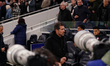 Diego Simeone, manager of Atletico Madrid, is seen ahead of kick-off during the UEFA Champ...
