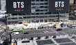 Workers prepare a massive stage at Gwanghwamun Square in Seoul, South Korea, on March 19,...