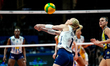 Gizem Orge of Fenerbahce Medicana receives the ball during the CEV Zeren Group Women's Cha...