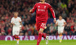 Liverpool's Hugo Ekitike in action during the UEFA Champions League Round of 16, 2nd Leg m...