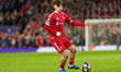 Liverpool's Milos Kerkez in action during the UEFA Champions League Round of 16, 2nd Leg m...