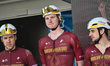 American cyclist Ezra Caudell of the Modern Adventure pro cycling team participates in the...