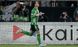 Antony Matheus dos Santos of Real Betis celebrates a goal during the UEFA Europa League 20...