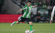 Marc Bartra of Real Betis makes a center to the area during the UEFA Europa League 2025/26...