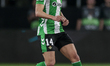 Sofyan Amrabat of Real Betis passes the ball during the UEFA Europa League 2025/26 Round o...
