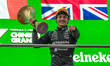 Mercedes-AMG Petronas F1 Team driver #12 Andrea Kimi Antonelli (ITA) lifts his trophy on t...