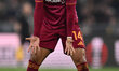 Donyell Malen of A.S. Roma is in action during the UEFA Europa League Round of 16 second l...