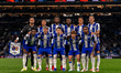 FC Porto players pose for a team photo before the UEFA Europa League match between FC Port...