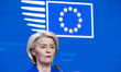 President of the European Commission Ursula von der Leyen holds a joint press conference w...