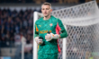 Goalkeeper Dmytro Riznyk plays during the UEFA Conference League match between FC Shakhtar...
