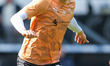 Oscar Fraulo of Derby County warms up during the Sky Bet Championship match between Derby...