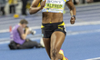 Julien Alfred of Saint Lucia competing on the Women's 60m on Day 2 of the World Athletics...
