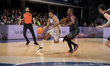 Melwin Pantzar of Surne Bilbao Basket is in action during Matchday 23 of the Liga Endesa A...