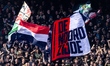 Supporters of SC Feyenoord Rotterdam during the Dutch Vriendenloterij Eredivisie match bet...