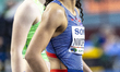 Emma Nwofor competes in the Women's 60 Metres Hurdles Round 1 during day three of the Worl...
