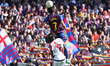 Ferran Torres and Pathe Ciss play during the match between FC Barcelona and Rayo Vallecano...
