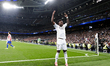 Vinicius Jr of Real Madrid greets fans during the La Liga 2025/26 match between Real Madri...