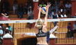 Alisa Batenhorst of the United States spikes the ball during the third-place match of the...