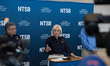 Jennifer Homendy, chair of the National Transportation Safety Board (NTSB), speaks during...