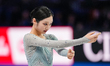 Jia Shin of South Korea competes in the Women's Short Program during the ISU Figure Skatin...