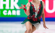 Sofia Samodelkina of Kazakhstan competes in the Women's Short Program during the ISU Figur...