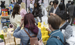 Buyers and visitors explore booths during the opening day of the 2026 Seoul Indie Beauty S...
