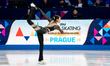 Ruiyang Zhang of China performs in the women's short program during the ISU Figure Skating...