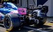Detail of the rear wing of Formula 1 driver Pierre Gasly's BWT Alpine F1 Team car during t...