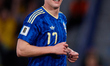 Viktor Gyokeres of Sweden celebrates after scoring the team's third goal during the FIFA W...