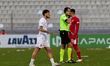 UEFA-appointed match referee Irfan Peljto (left) checks the VAR audio system ahead of the...