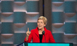 Sen. Elizabeth Warren (D-MA) delivers remarks on the first day of the Democratic National...