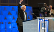 Vermont Senator and former Democratic presidential candidate Bernie Sanders speaks on Day...