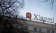 A Xiaomi rooftop sign is seen on a building at Plac Konstytucji in Warsaw, Poland, on Marc...